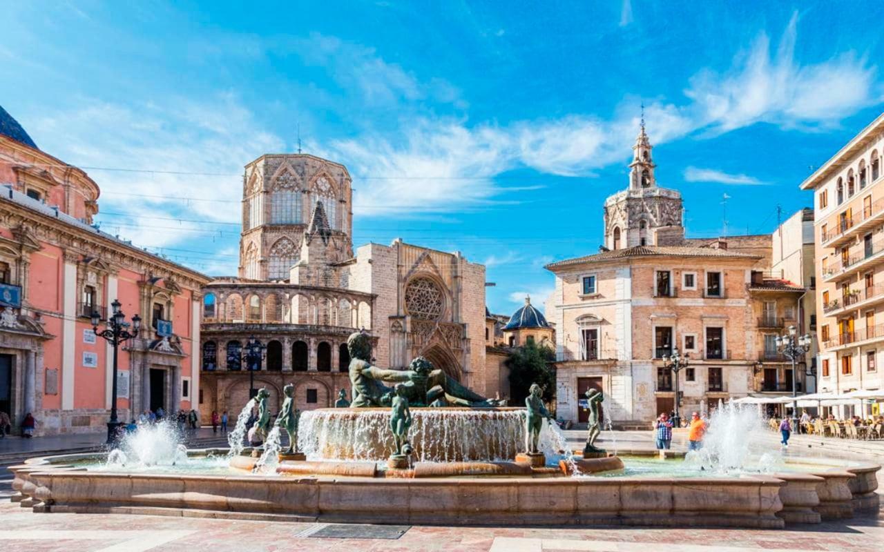 Apartamento Arrendamiento De Temporada En Ruzafa Valencia Exterior foto